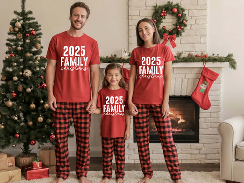2025 Family Christmas Matching Holiday Tee