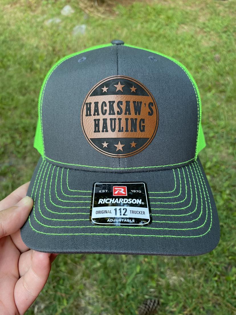 Custom Richardson Hats with Leatherette Patch