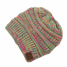 Load image into Gallery viewer, Multi Toned CC Beanie Tail Adult