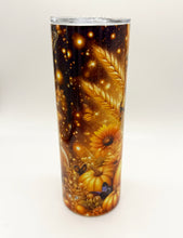 Load image into Gallery viewer, Golden Fall Skinny Tumbler
