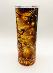 Golden Fall Skinny Tumbler