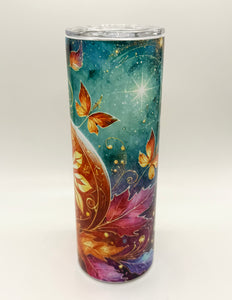Fall Pumpkin Skinny Tumbler