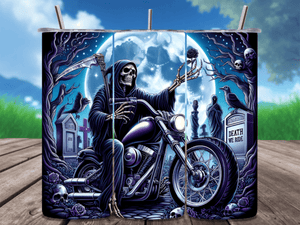 Grim Reaper Skinny Tumbler