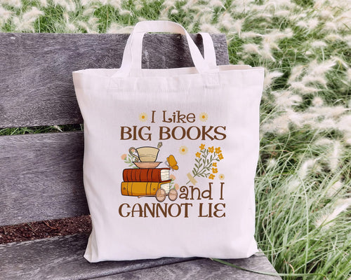 I Like Big Books Tote Bag