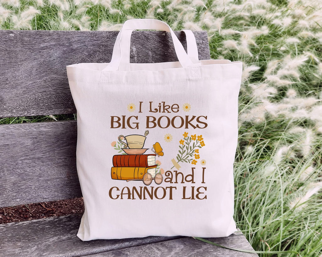 I Like Big Books Tote Bag