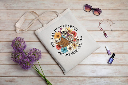Just One More Chapter Tote Bag