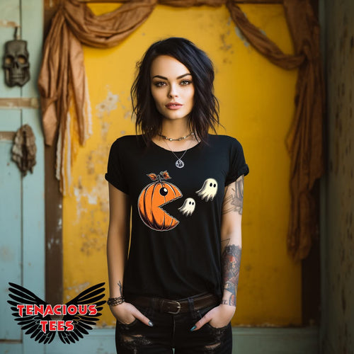 Pac-Man Pumpkin Tee