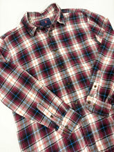 Load image into Gallery viewer, Floral Butterfly Upcycled Flannel - Size XL