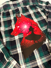 Load image into Gallery viewer, She Wolf Upcycled Flannel - Size M