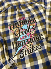 Load image into Gallery viewer, The Thunder Rolls Upcycled Flannel - Size M