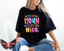 Load image into Gallery viewer, I&#39;m Not Mean I&#39;m Spicy Nice Tee