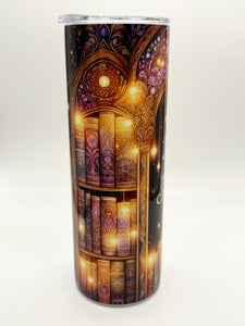 Just One More Chapter Skinny Tumbler