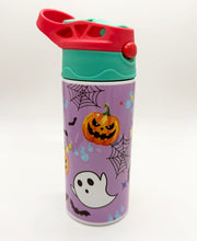 Load image into Gallery viewer, Kids Spooky Ghost Skinny Tumbler