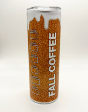 Load image into Gallery viewer, Pumpkin Spice Fall Coffee Skinny Tumbler
