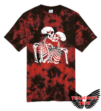 Load image into Gallery viewer, Skeleton Lovers Tie Dye Tee