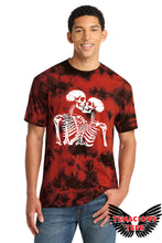 Load image into Gallery viewer, Skeleton Lovers Tie Dye Tee