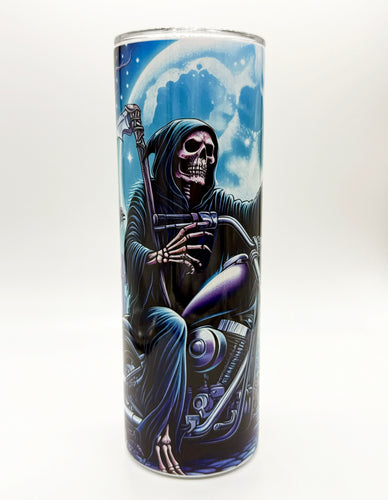 Grim Reaper Skinny Tumbler