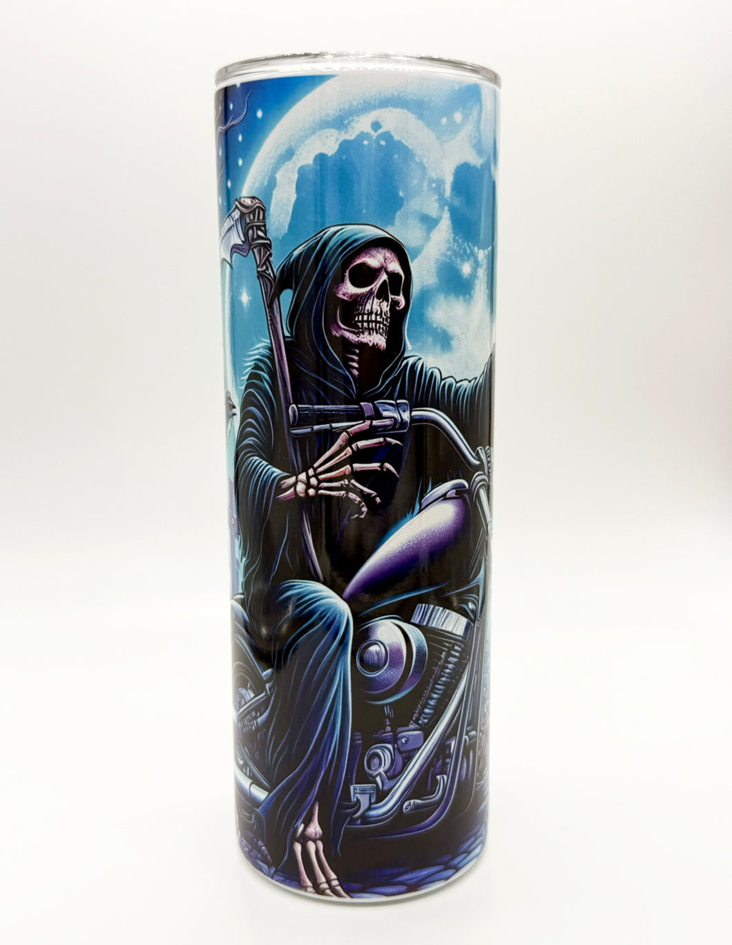 Grim Reaper Skinny Tumbler